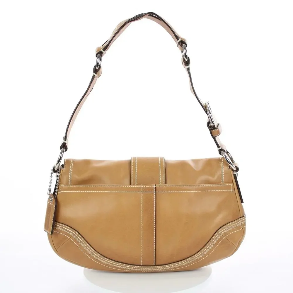 Coach Y2K Vintage Tan Soho Leather Shoulder Bag